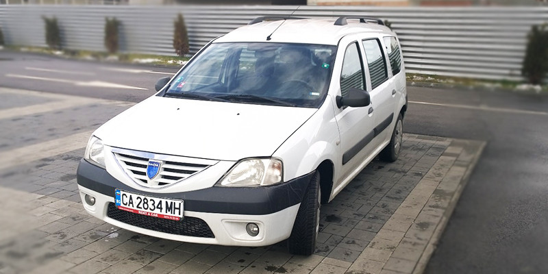 Dacia Logan, front, rent a car Bulgaria