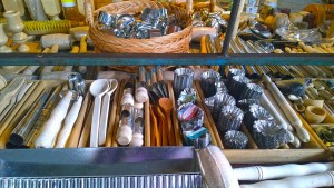 Old school culinary tools on the market in Nis, Serbia