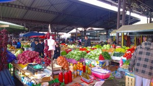 The market in Nis, Serbia
