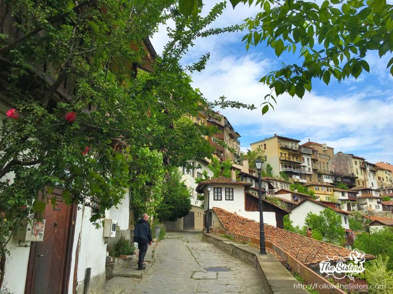 Dad enjoying the beauty of General Gurko Street