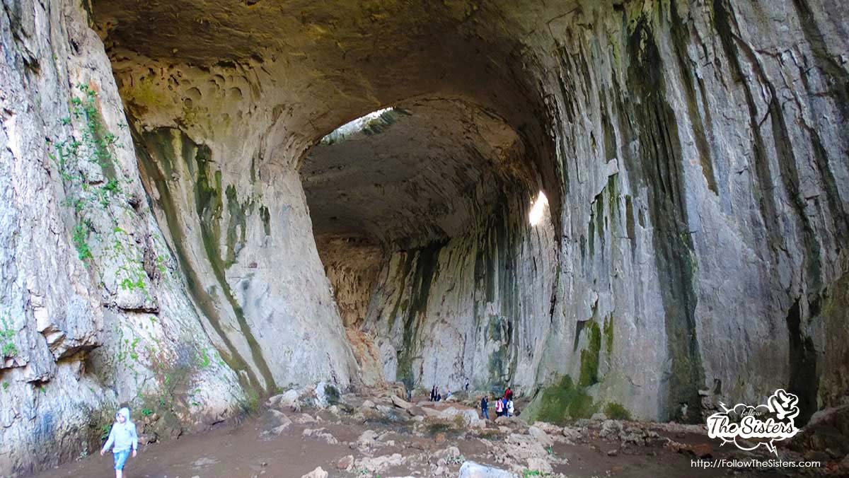 Prohodna cave, the eyes of God Cave, large entrance