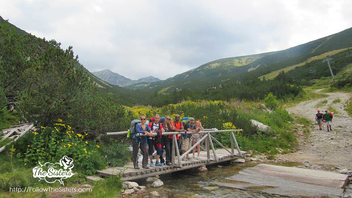 The beginning of the hike from Borovets to Musala