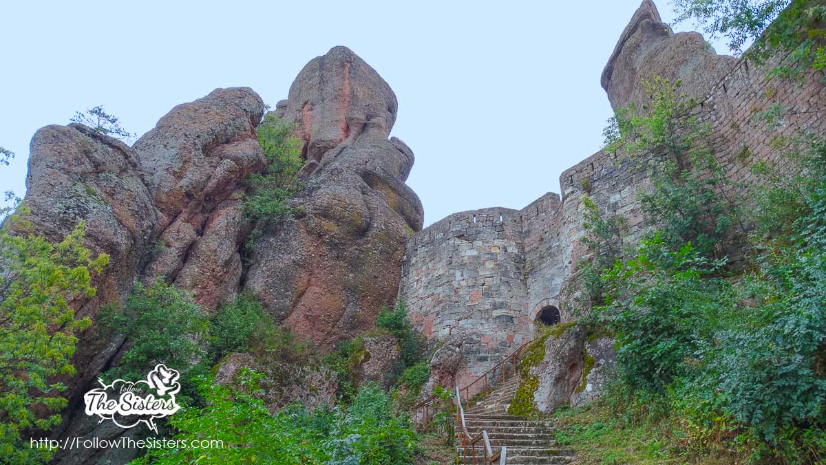 The stars leading to the Kaleto Fortress in Belogradchik