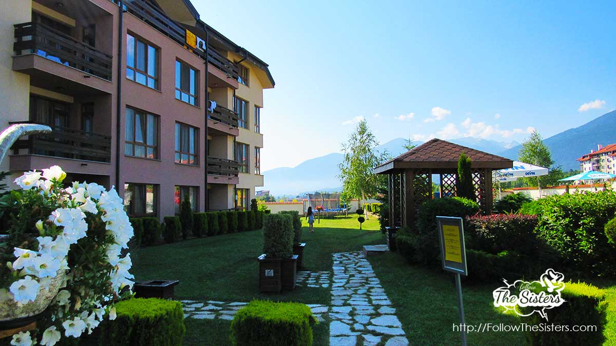 More from the garden of GreenWood hotel, Bansko