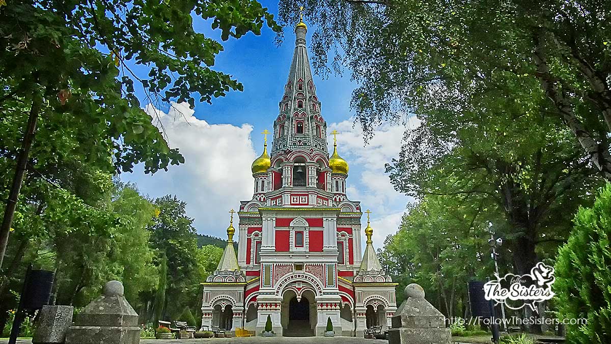 The Russian church in Shipka town