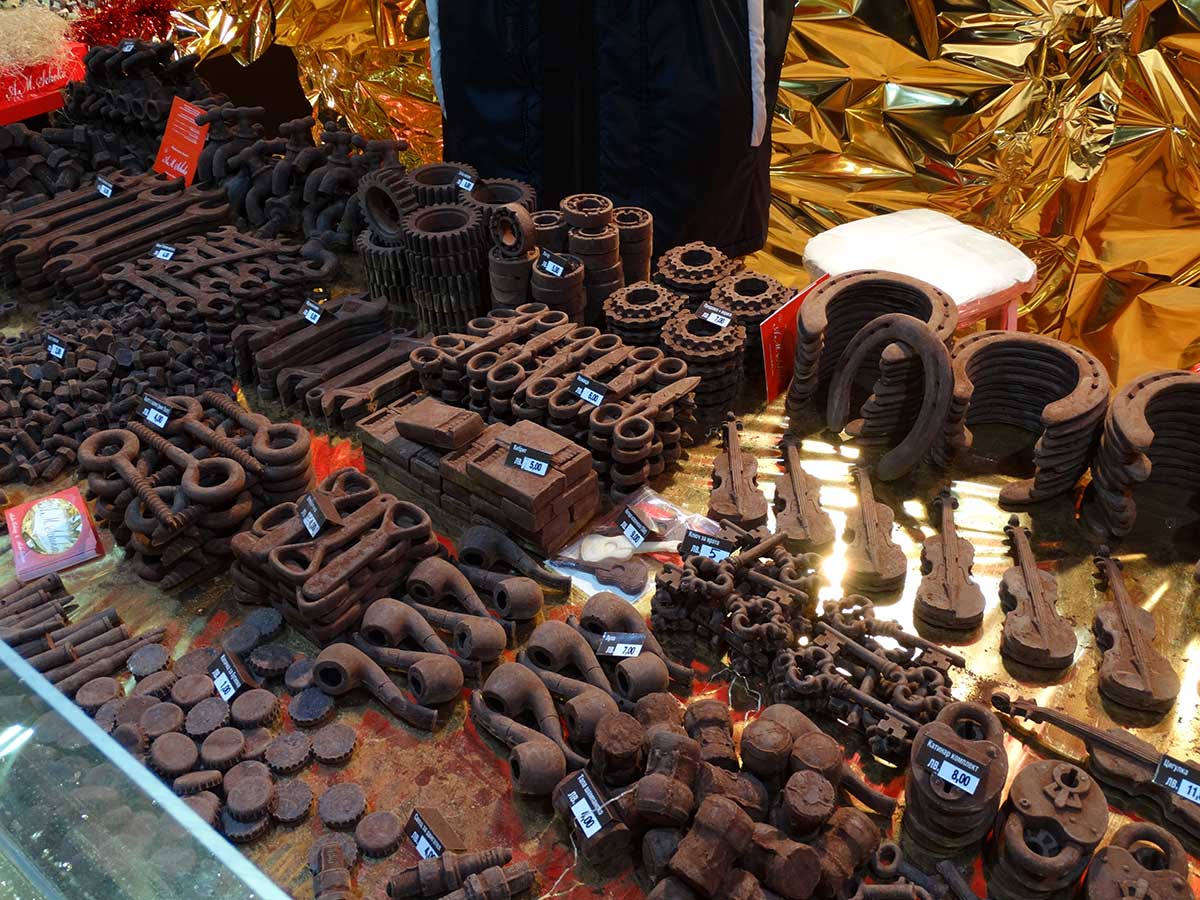 German Christmas Bazar, Sofia, Chocolates