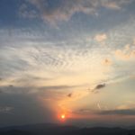 The sunset above Sliven