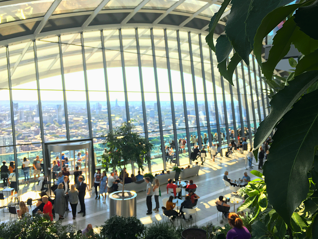 Sky Garden: perhaps (not) a must on your London must visit list? The